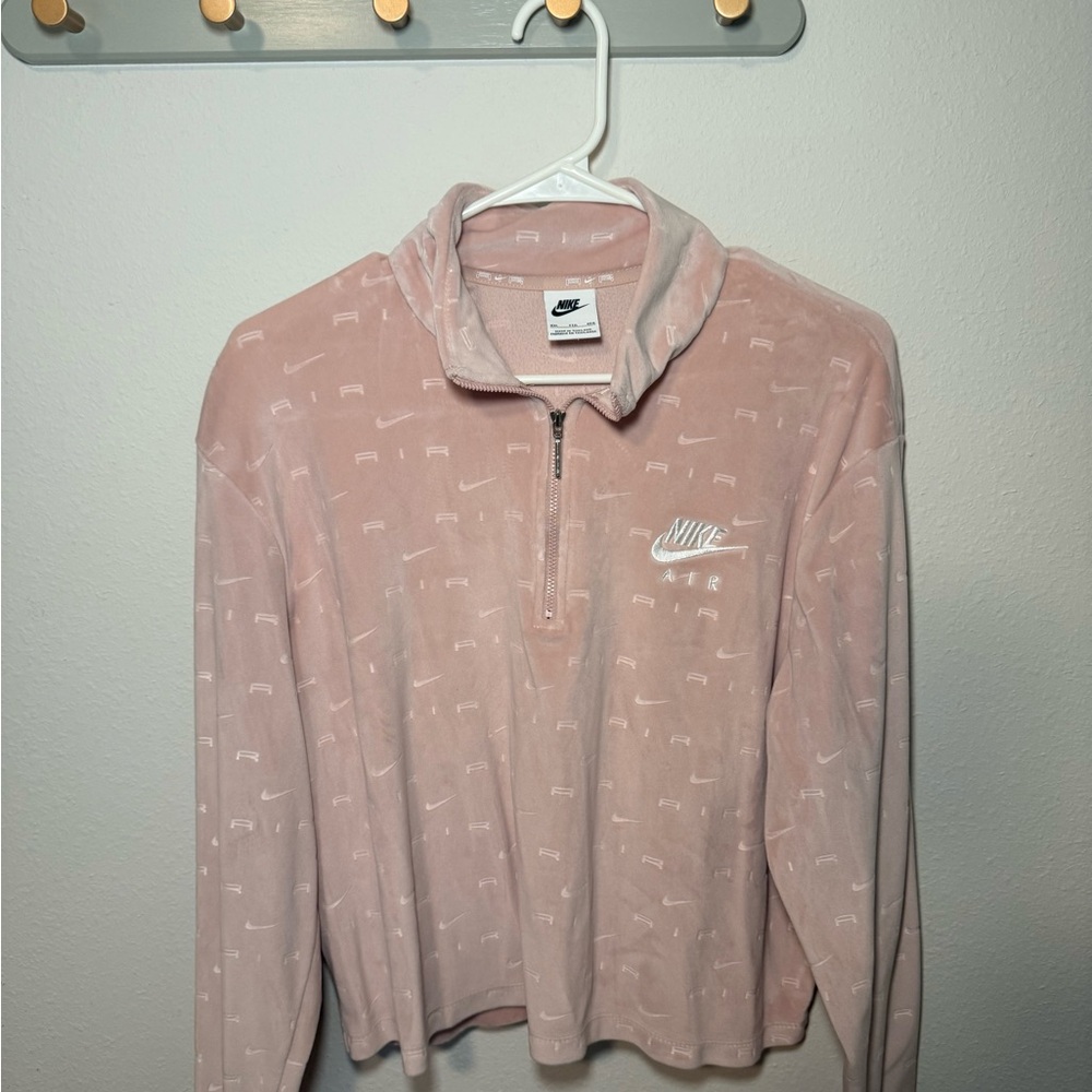 Nike Women's Soft Pink Cowl Neck Sweater